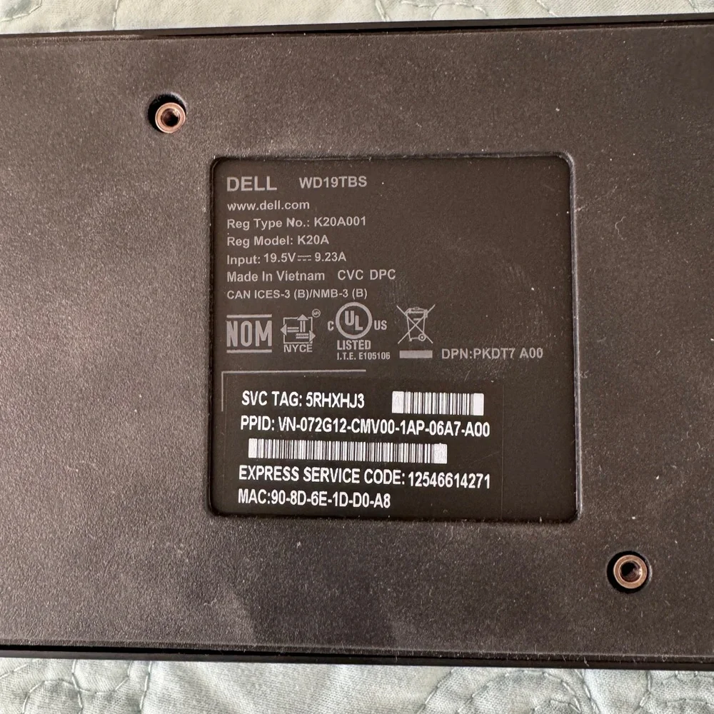 Dell Docking Station works with many brands for external monitor and more